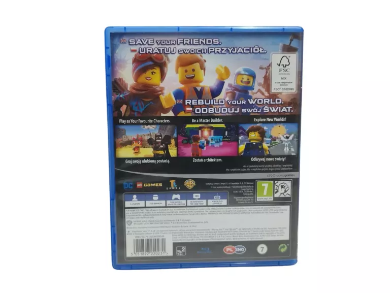 LEGO PRZYGODA 2 GRA WIDEO PS4