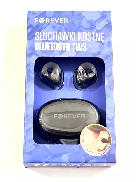 FOREVER SŁUCHAWKI KOSTNE BEZPRZEWODOWE BLUETOOTH TWS