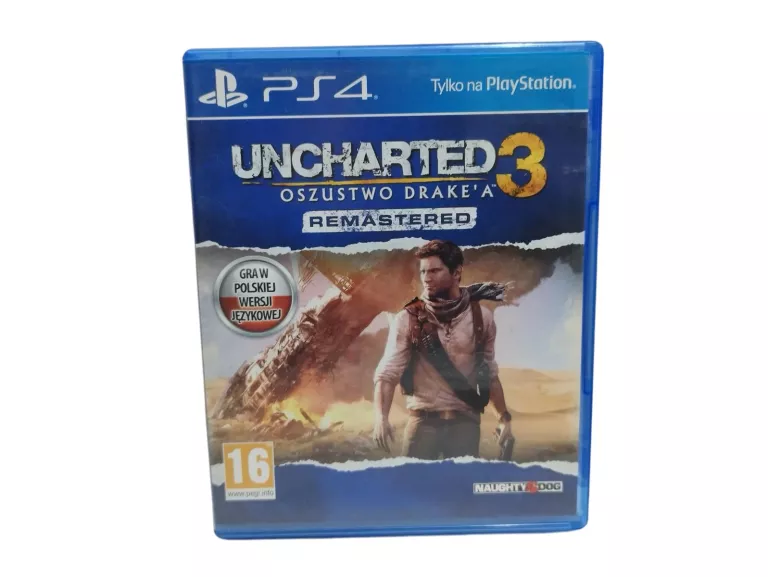 UNCHARTED 3 OSZUSTWO DRAKE'A REMASTERED PS4