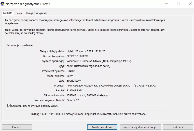 LAPTOP LENOVO IDEAPAD 320-15AST 15,6" AMD A6-9220 R4 8/512/320GB HDD