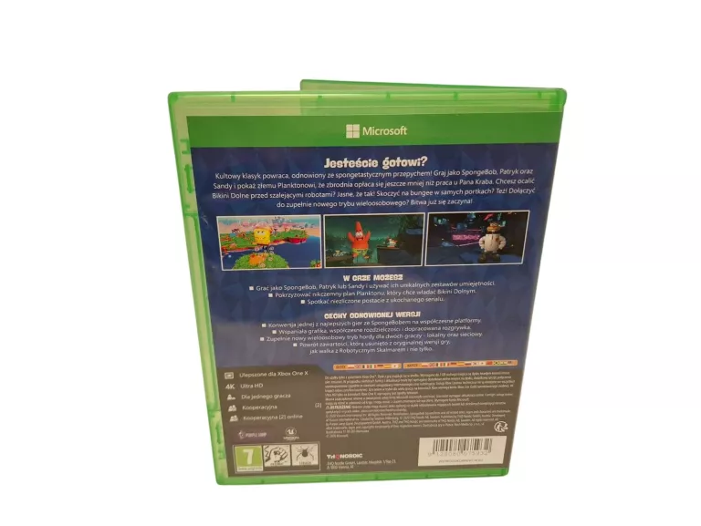 SPONGEBOB SQUAREPANTS: BATTLE FOR BIKINI BOTTOM REHYDRATED XBOX ONE PL BOX