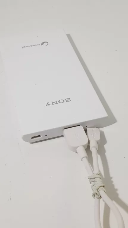 POWERBANK SONY BIAŁY 5000MAH + KABEL