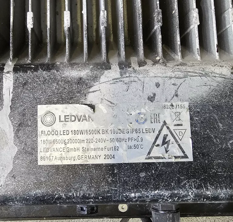 LEDVANCE 6500K 180W NAŚWIETLACZ LED HALOGEN