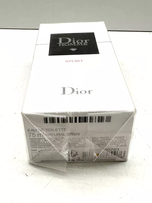 DIOR HOMME SPORT WODA TOALETOWA DLA MĘŻCZYZN 75 ML