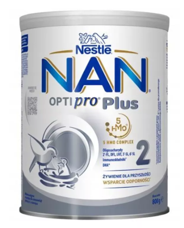 MLEKO NASTĘPNE NAN OPTIPRO PLUS 2 5HMO DLA NIEMOWLĄT OD 6 MIESIĄCA 800G
