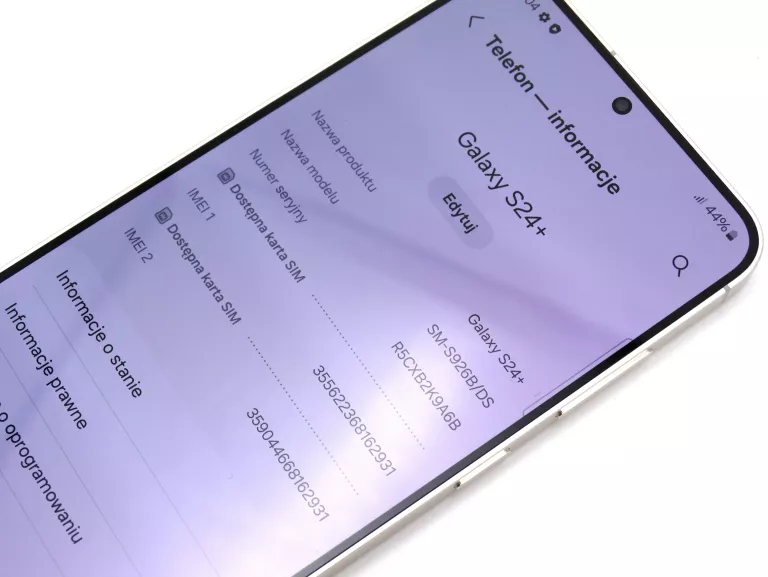 TELEFON SAMSUNG S24+ BLOKADA