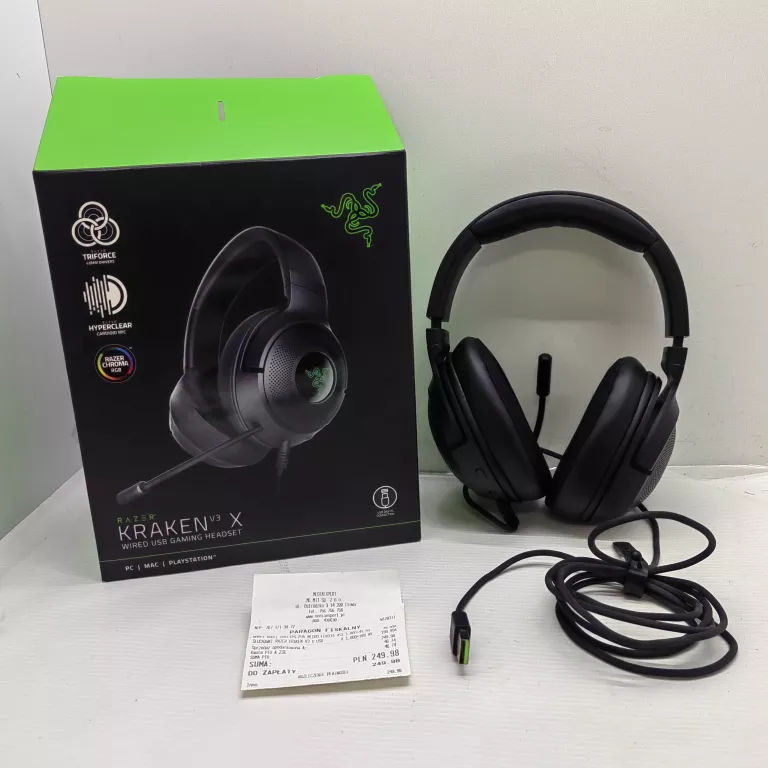 SŁUCHAWKI PRZEWODOWE RAZER RZO4-0375 W KARTONIE