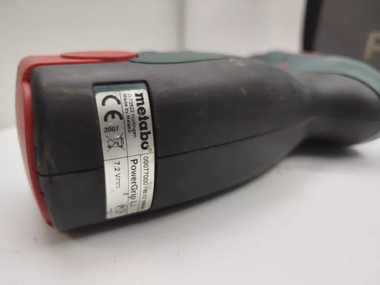 METABO WKRĘTARKA MAŁA POKROWIEC+1BAT+AKU