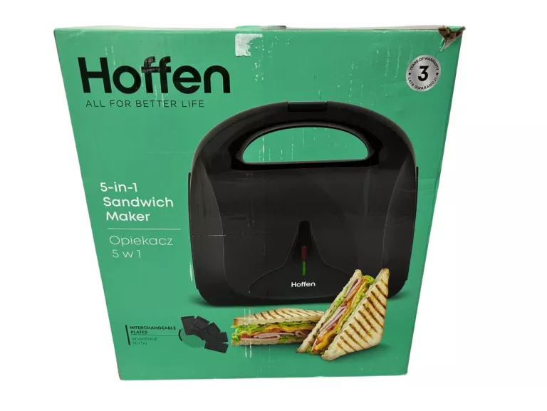 OPIEKACZ HOFFEN SM-5170 CZARNY 850 W 5 W 1