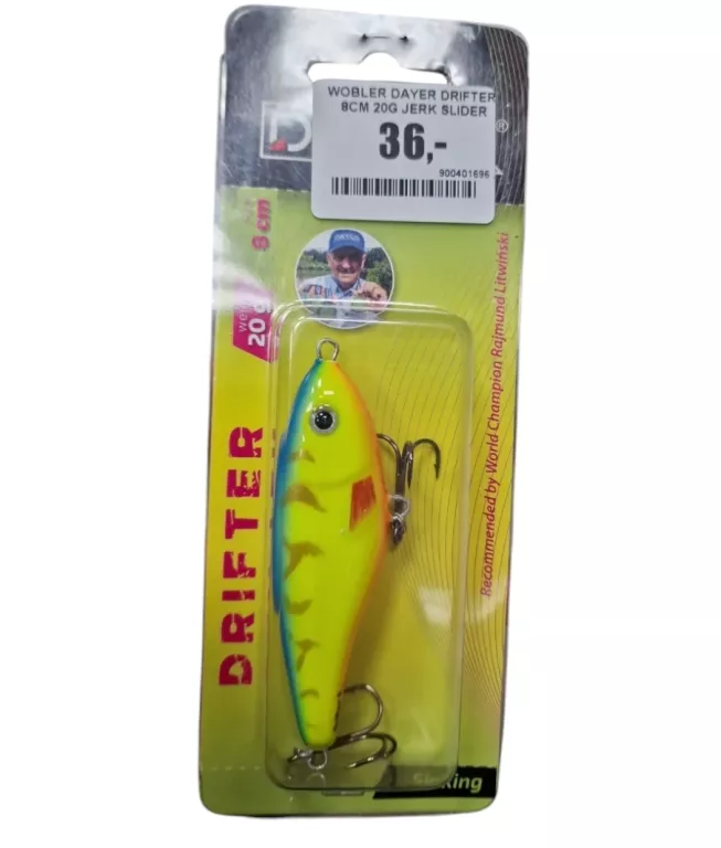 WOBLER DAYER DRIFTER 8CM 20G JERK SLIDER DD13