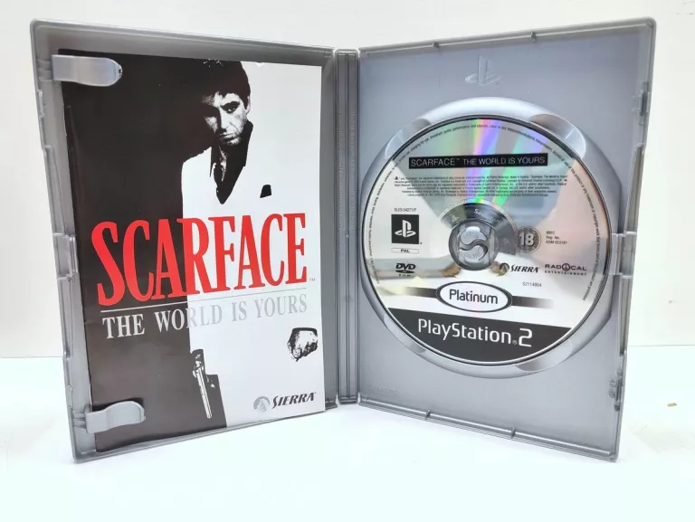 GRA NA PS2 SCARFACE: THE WORLD IS YOURS KOLEKCJA PLATYNOWA