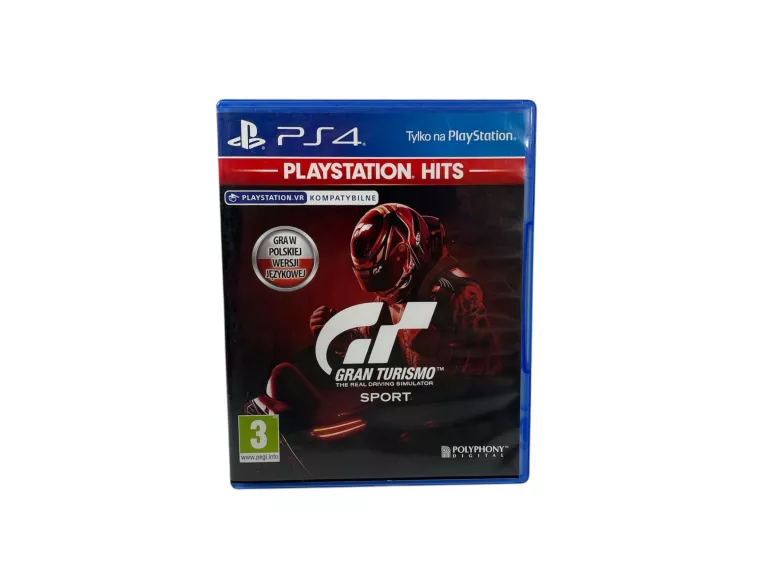 GRA NA PS4 GRAN TURISIMO SPORT