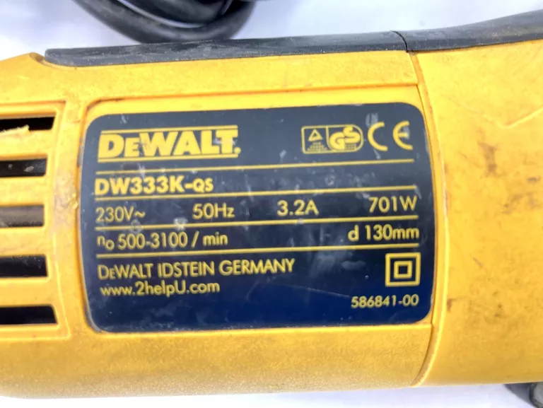 WYRZYNARKA DEWALT DW333K-OS - 701 W