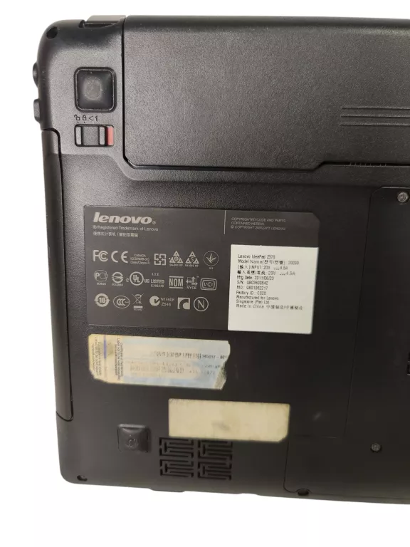 LAPTOP LENOVO IDEAPAD Z370 I3-2310 4/256 GB SSD