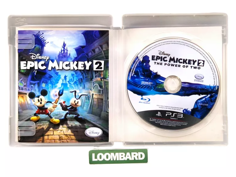 GRA PS3 EPIC MICKEY 2 THE POWER OF TWO SIŁA DWÓCH DUBBING PL