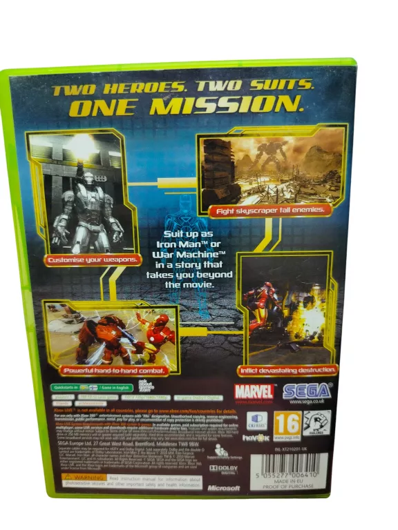 GRA NA XBOX 360 IRON MAN 2