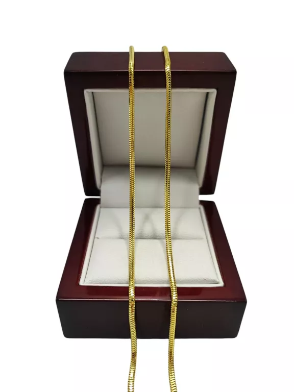 ZŁOTY ŁAŃCUSZEK DAMSKI ŻMIJKA DŁ: 54CM W: 9,75 P: 585