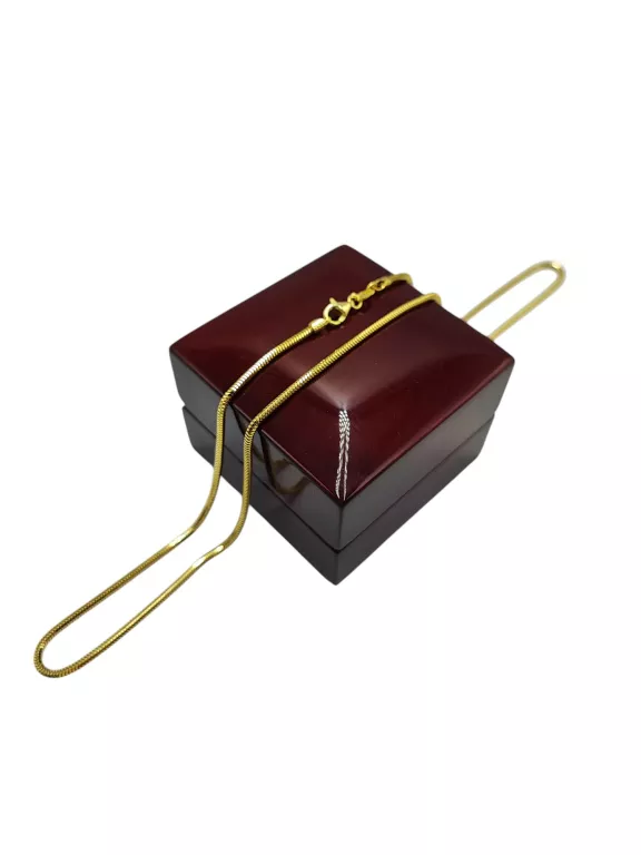 ZŁOTY ŁAŃCUSZEK DAMSKI ŻMIJKA DŁ: 54CM W: 9,75 P: 585