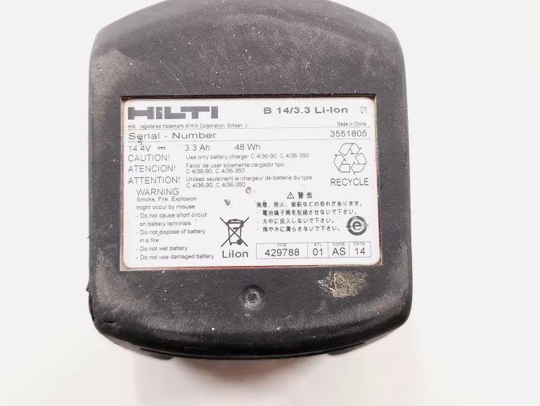 AKUMULATOR BATERIA HILTI B14 3,3AH 14,4V