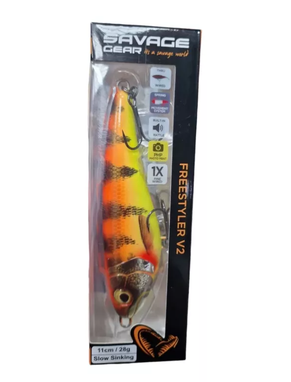 WOBLER SAVAGE GEAR FREESTYLER V2 11CM 28G GOLDEN AMBULANCE