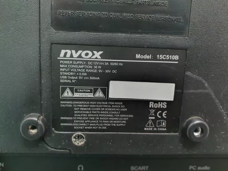 TV NVOX 15C510B 15,6"