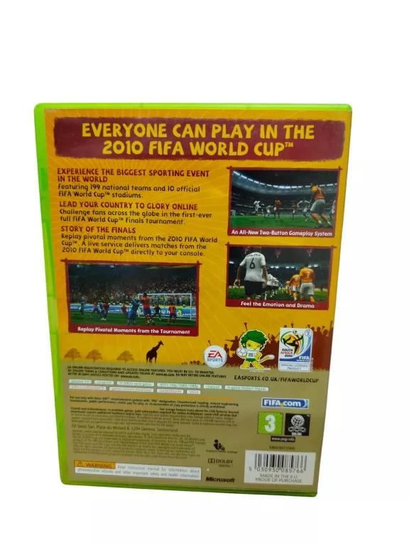 GRA NA XBOX 360 2010 FIFA WORLD CUP SOUTH AFRICA
