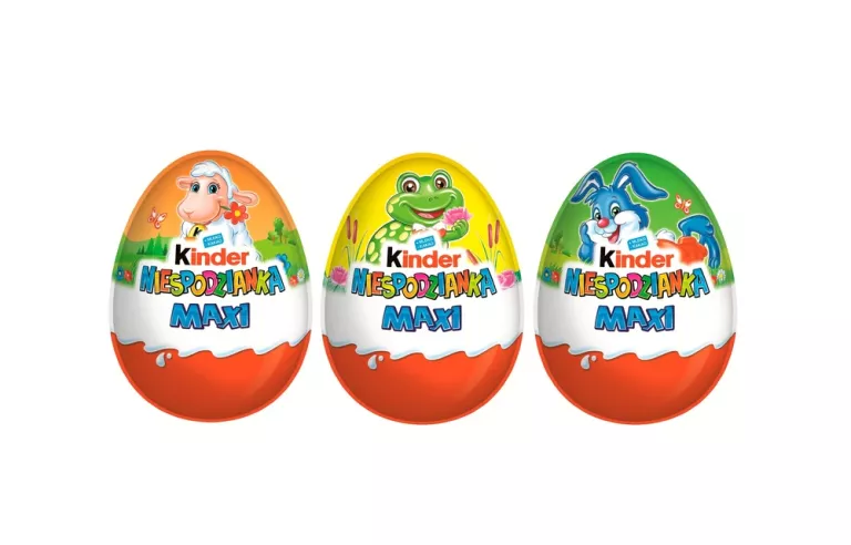 BIG KINDER NIESPODZIANKA MAXI SŁODKIE JAJKO POKRYTE CZEKOLADĄ MLECZNĄ 100G
