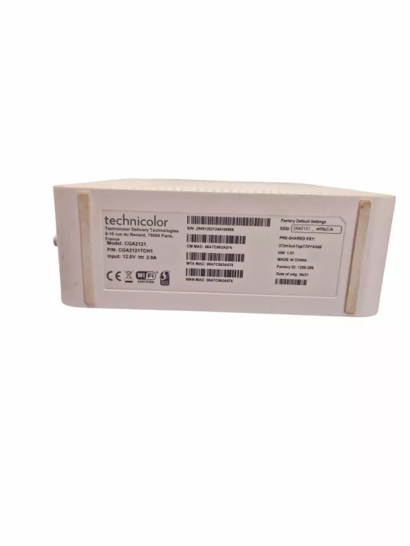 ROUTER TECHNICOLOR CGA2121