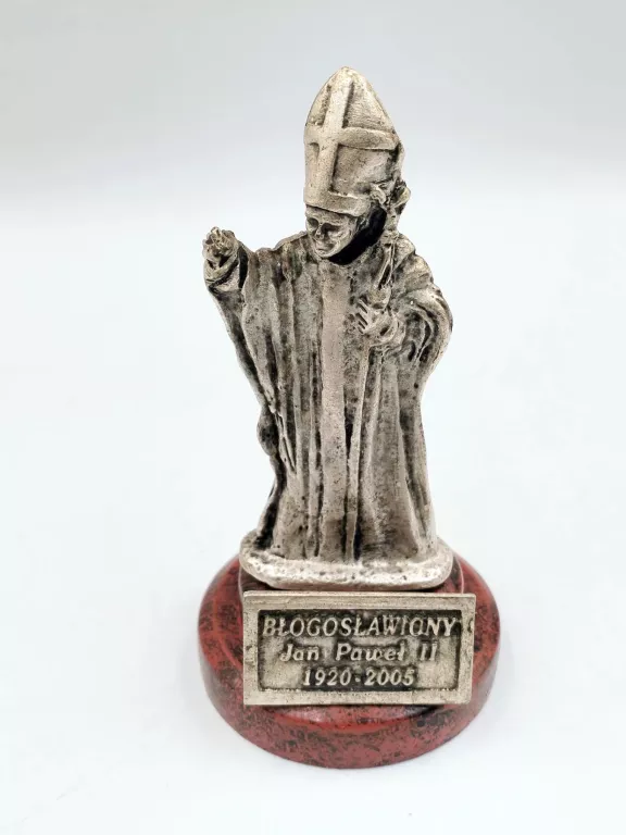 MOSIĘŻNA FIGURKA BŁOGOSŁAWIONY JAN PAWEŁ II 1920 - 2005