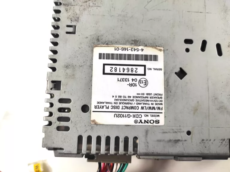 RADIO SAMOCHODOWE SONY CDX-G1100U  BN
