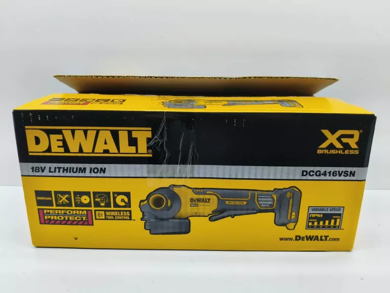 DEWALT SZLIFIERKA KĄTOWA 125MM REGULACJA OBROTÓW DCG416VSN