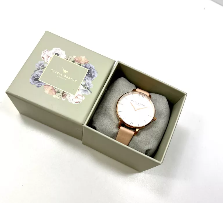 ZEGAREK DAMSKI OLIVIA BURTON WHITE DIAL BIG DIAL OB16BDW21 / Z METKĄ