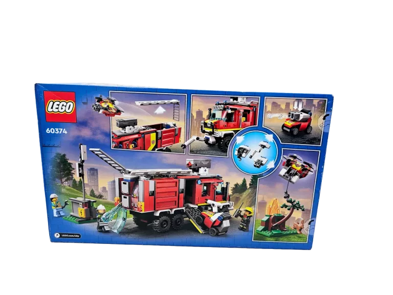 LEGO CITY WÓZ STRAŻACKI - TERENOWY SAMOCHÓD STRAŻY POŻARNEJ Z DRABINĄ 6037