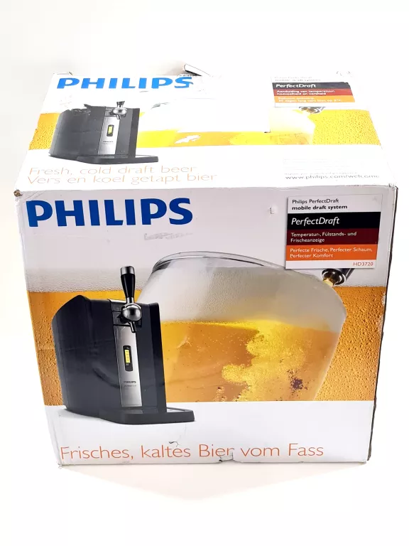 PHILIPS PERFECTDRAFT HD3720/26 KEGERATOR 6 L NALEWAK DO PIWA BECZKOWEGO
