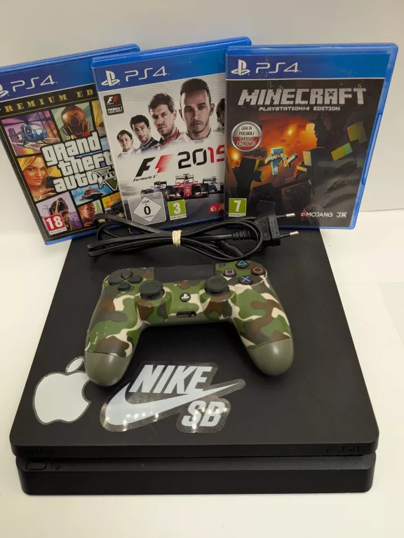 KONSOLA PS4 SLIM 1TB PAD MORO 3 GRY