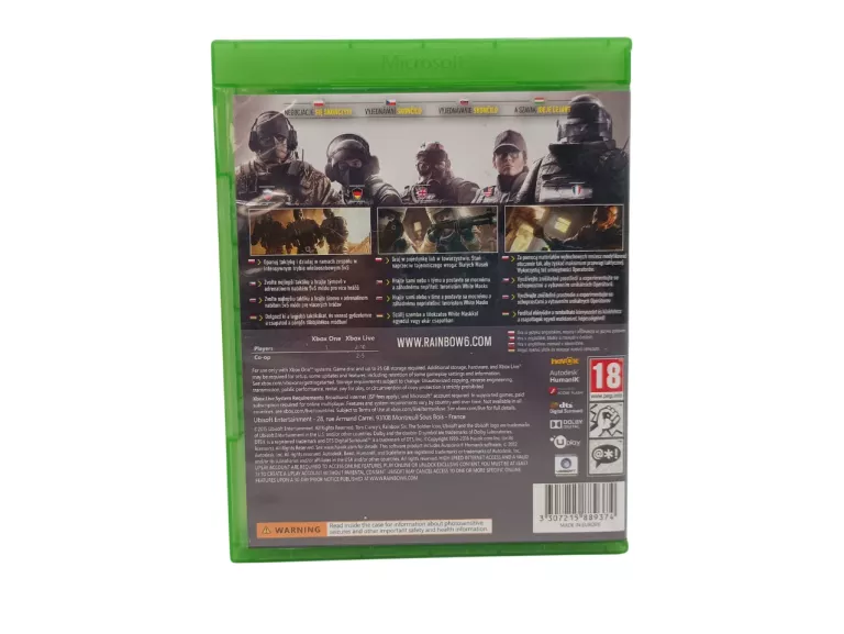 GRA TOM CLANCY`S RAINBOW SIX SIEGE XBOX ONE