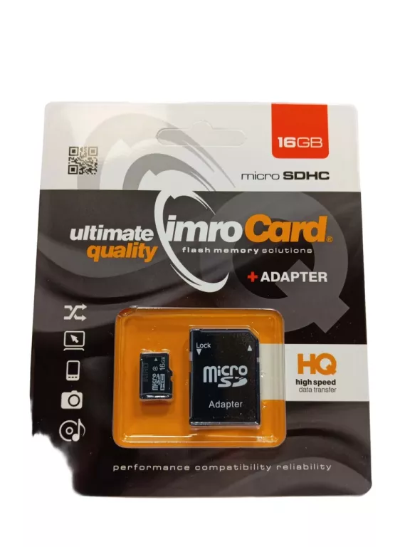 KARTA PAMIĘCI IMRO MICROSD 16GB