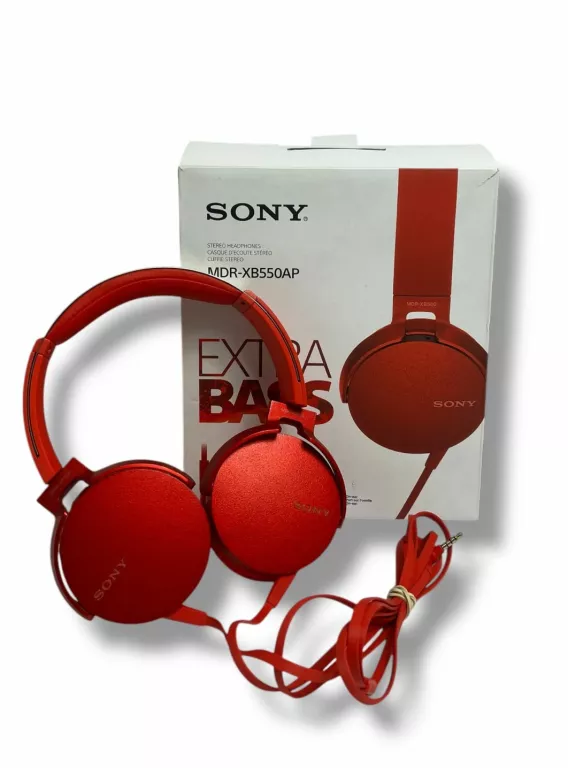 SŁUCHAWKI SONY MDR-XB550AP EXTRA BASS