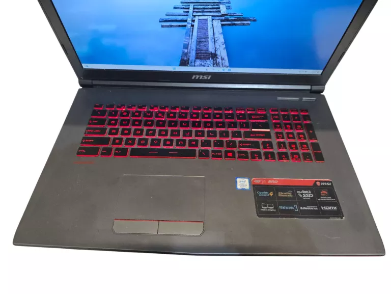 LAPTOP MSI GV72 8GB / INTEL CORE I5-8300H / 1TB HDD / GEFORCE GTX 1050TI