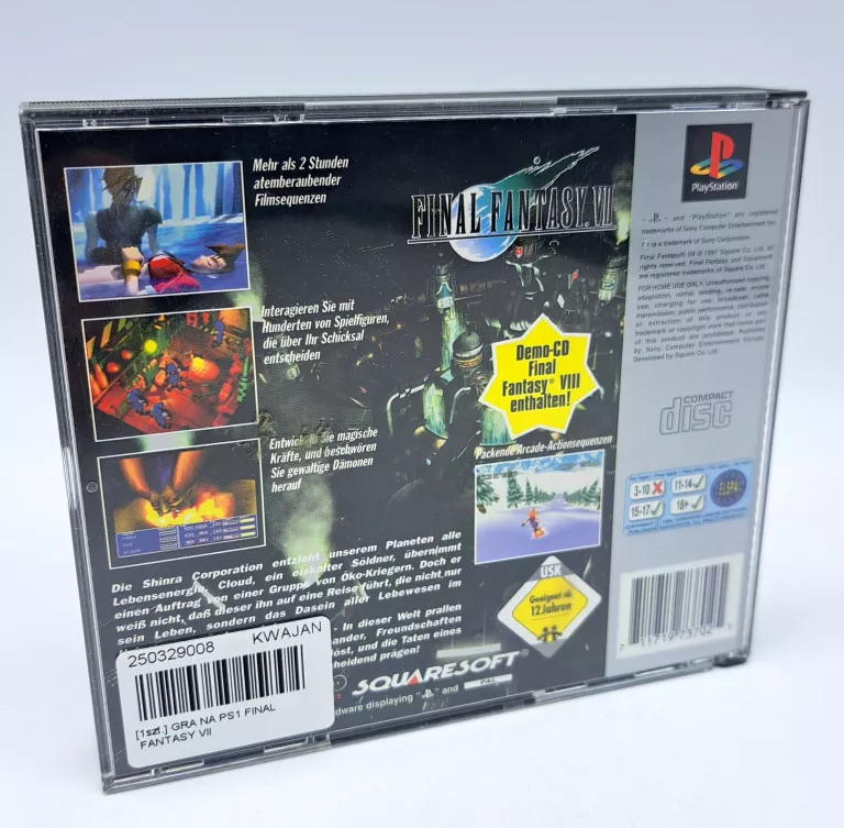GRA NA PS1 FINAL FANTASY VII