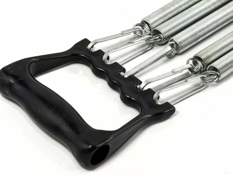 MOCNY EKSPANDER DO ĆWICZEŃ TRENINGU EXPANDER METALOWY SPRĘŻYNOWY 5 SPRĘŻYN