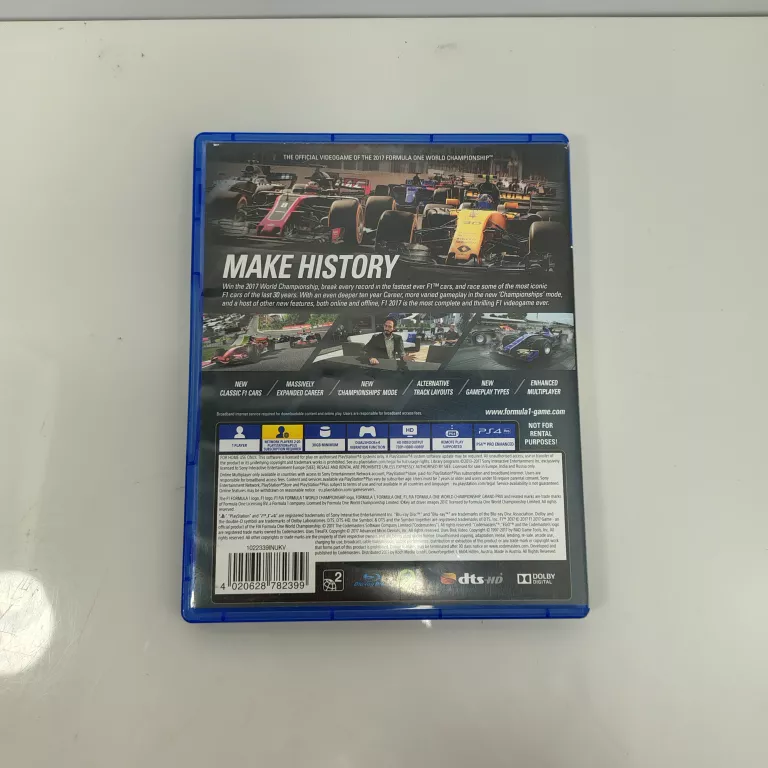 GRA F1 2017 PS4