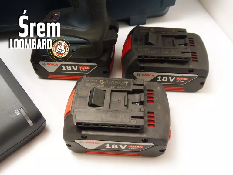 WKRĘTARKA BOSCH PROFESSIONAL GSR 18 VE-EC, 3 AKU, ŁAD, WALIZKA, BDB STAN!