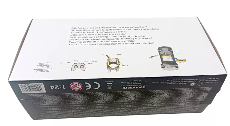 RADIO FUN MODEL STEROWANY MERCEDES-BENZ SLR MCLAREN CZARNY
