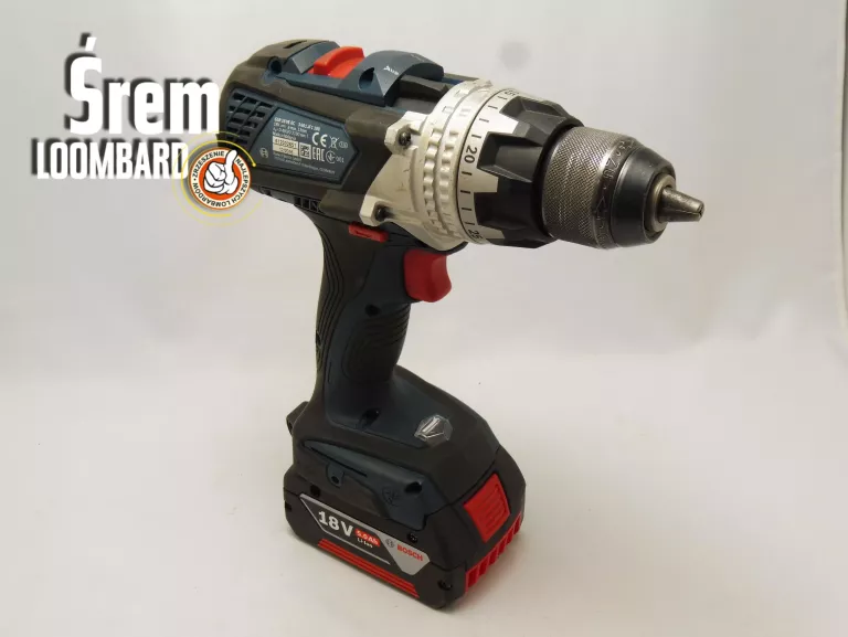 WKRĘTARKA BOSCH PROFESSIONAL GSR 18 VE-EC, 3 AKU, ŁAD, WALIZKA, BDB STAN!