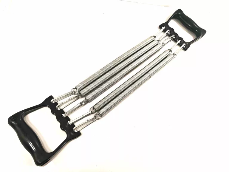 MOCNY EKSPANDER DO ĆWICZEŃ TRENINGU EXPANDER METALOWY SPRĘŻYNOWY 5 SPRĘŻYN