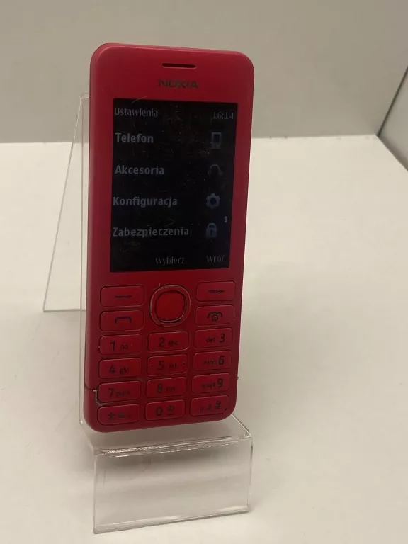 TELEFON NOKIA 206 CZERWONA