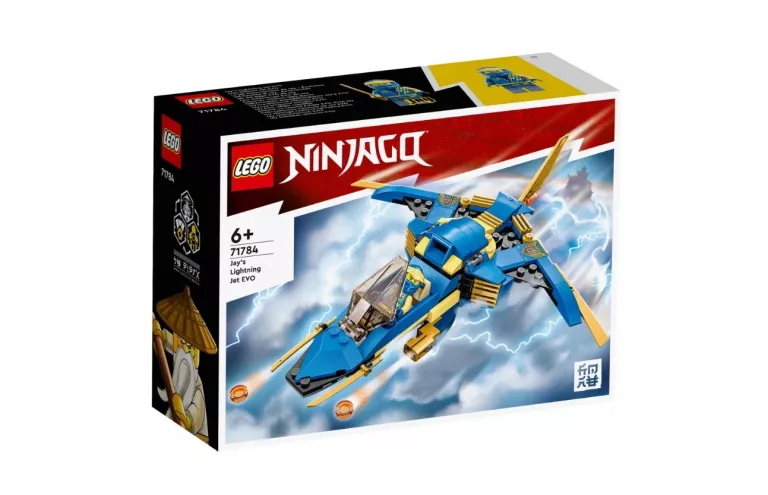 LEGO NINJAGO ODRZUTOWIEC PONADDŹWIĘKOWY JAY’A EVO SAMOLOT 71784