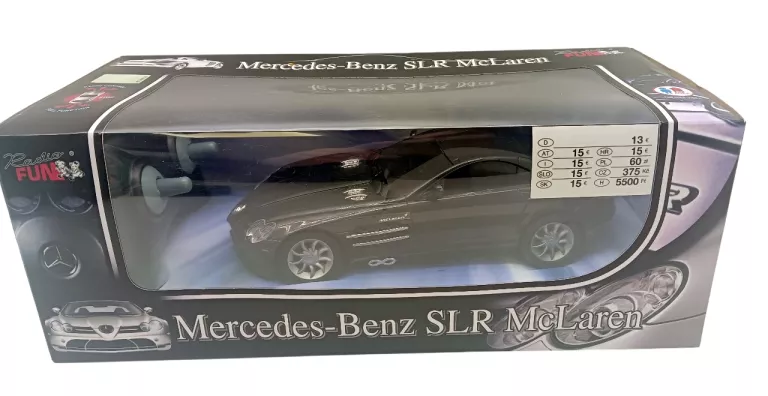 RADIO FUN MODEL STEROWANY MERCEDES-BENZ SLR MCLAREN CZARNY