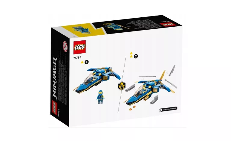 LEGO NINJAGO ODRZUTOWIEC PONADDŹWIĘKOWY JAY’A EVO SAMOLOT 71784